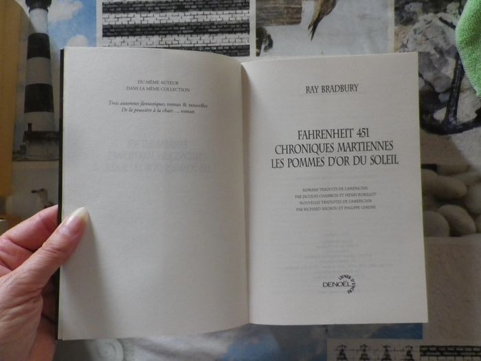 Fahrenheit 451 Chroniques martiennes Ray Bradbury - photo numéro 2