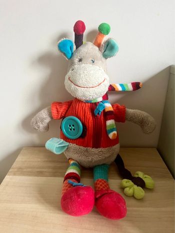 Peluche d’éveil vache