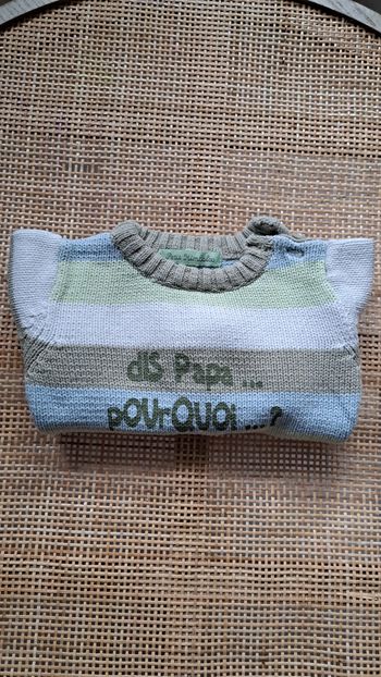 pull garçon 6 mois