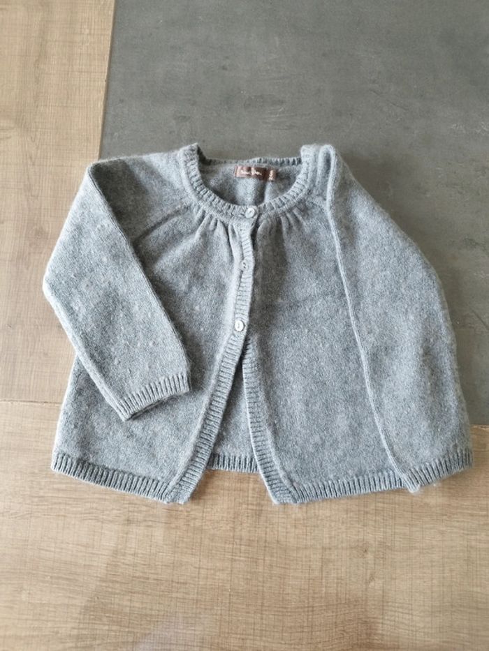 Lot jean + gilet Bout'chou 24 mois - photo numéro 2