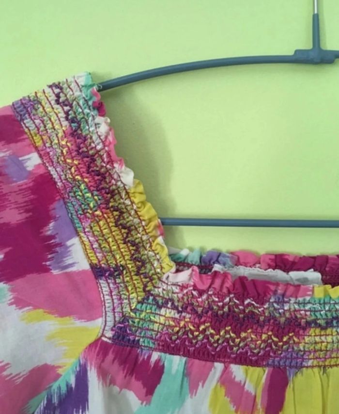 Splendide robe / tunique multicolore || 100% coton || pepe jeans - photo numéro 3