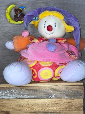 MR334 doudou clown 🤡 Gino moulin Roty