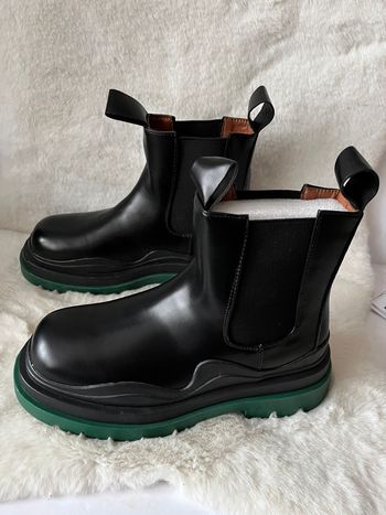 Bottines noires et vertes Sprox, pointure 38