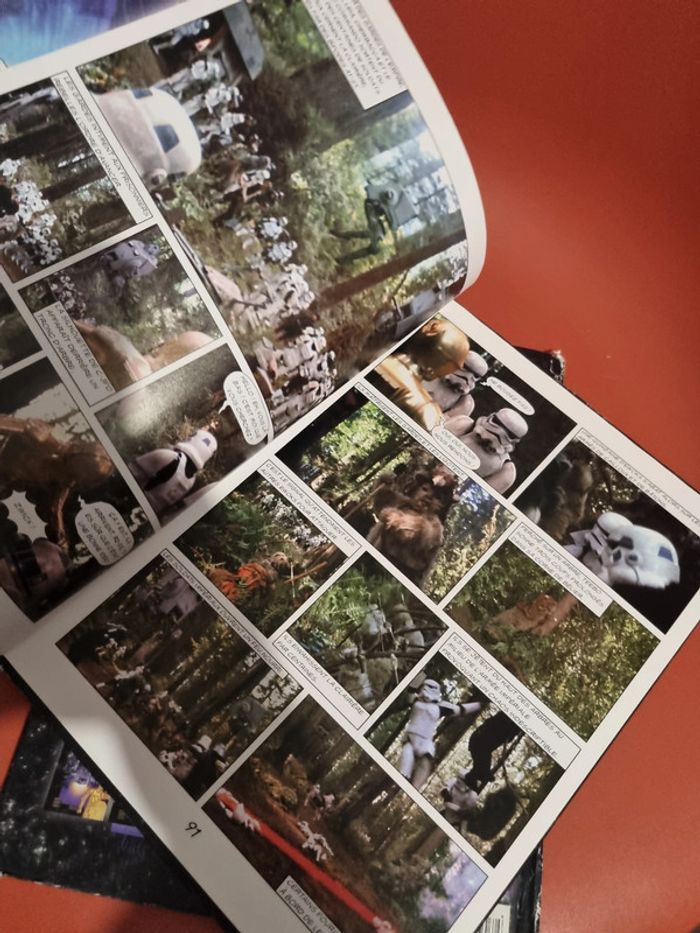 lot de 2 livres du film le retour du jedi avec défaut - photo numéro 7