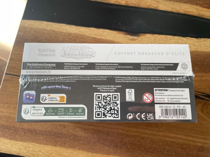 Pokémon - Coffret Dresseur d'Élite (ETB) EV08.5 Évolutions Prismatiques FR 8.5 - photo numéro 3