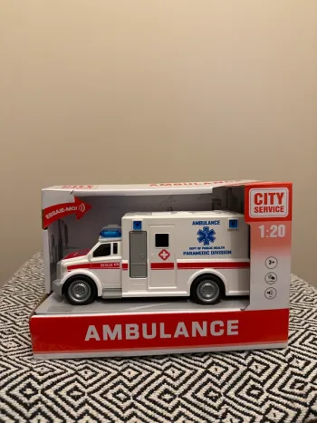 WDK - Ambulance blanche Sons et Lumières - 3 ans et +