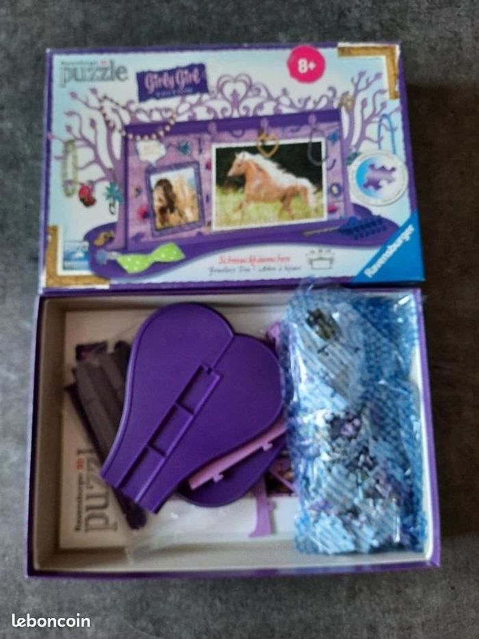 Puzzle 3D GirlyGirl Chevaux arbre à bijoux - NEUF