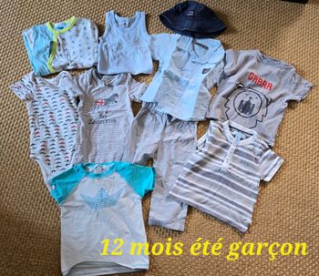 Lot garçon 12 mois été