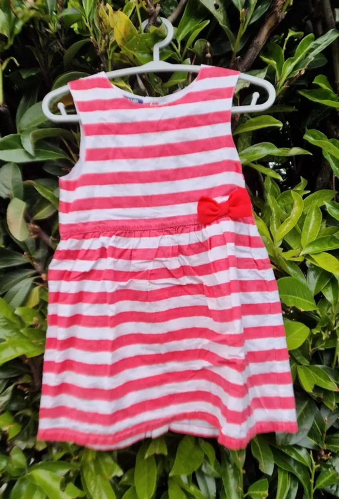 Robes Rayé,  Fille 18 mois - photo numéro 3