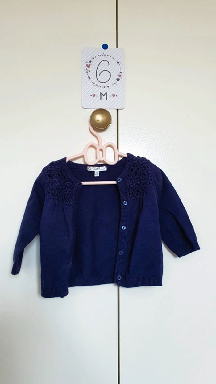 Gilet marine 🌿 6 mois