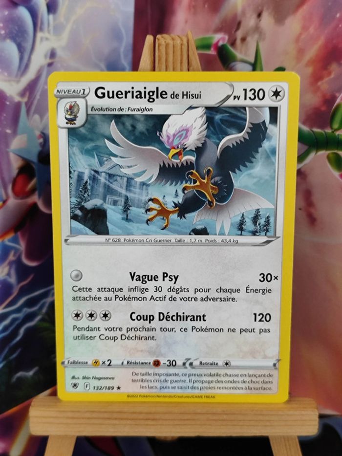 Gueriaigle de hisui  rare 132/189 astres radieux