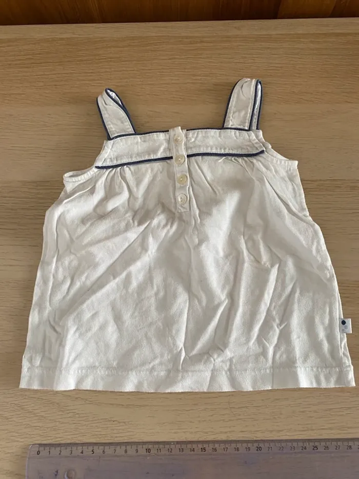 Bébé fille 2 ans jacadi Paris dessus t-shirt pantalon legging collants - photo numéro 3