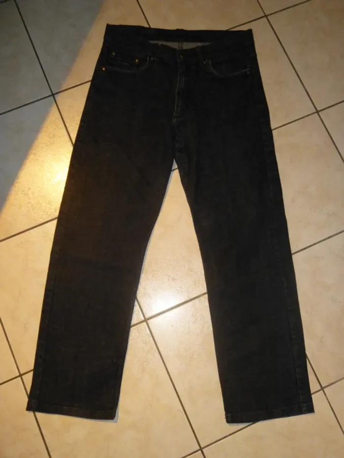 pantalon jean noir Mise au Green taille 44
