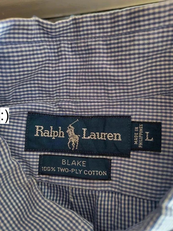 Chemise Ralph Lauren Blake - 100% coton - Taille L - photo numéro 9