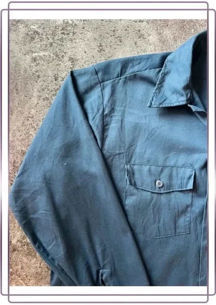 Chemise bleu homme Dickies taille XL Men shirt - Herrenhemd - Camicia uomo - photo numéro 2
