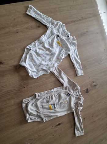 Lot de 2 bodys 3 mois
