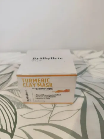 Bysibyllete masque visage au curcuma vitamine c et aloe vera 120g valeur 19€