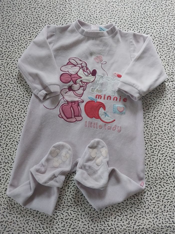 Pyjama Disney Baby Minnie 18 mois – velours doux - photo numéro 4