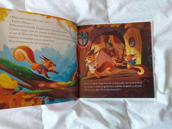 Livre enfant titre L'écureuil qui ne faisait pas de provisions - photo numéro 2