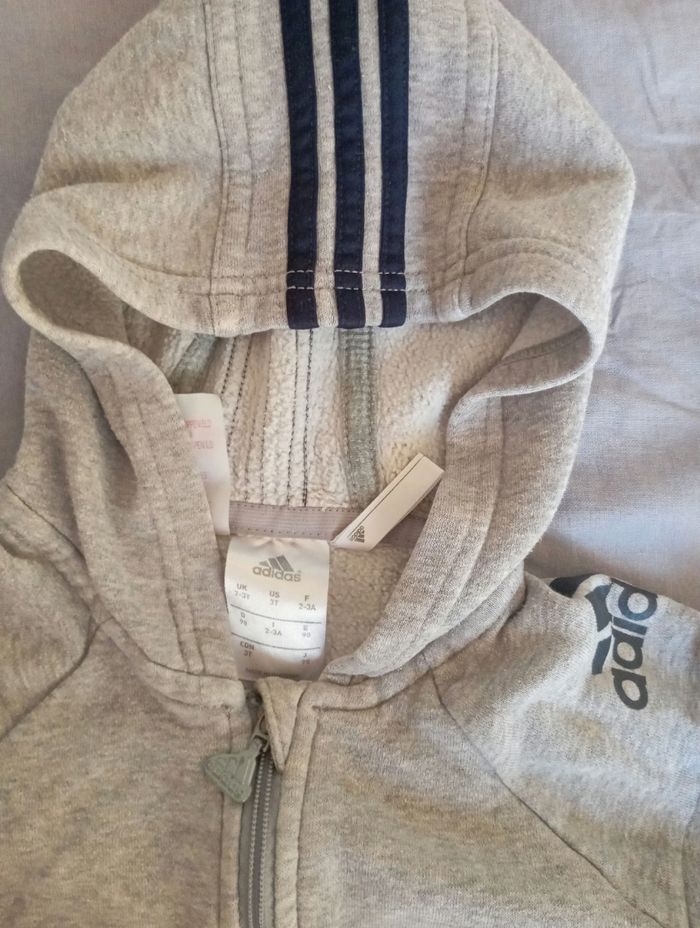 Veste capuche adidas 2-3 ans - photo numéro 2