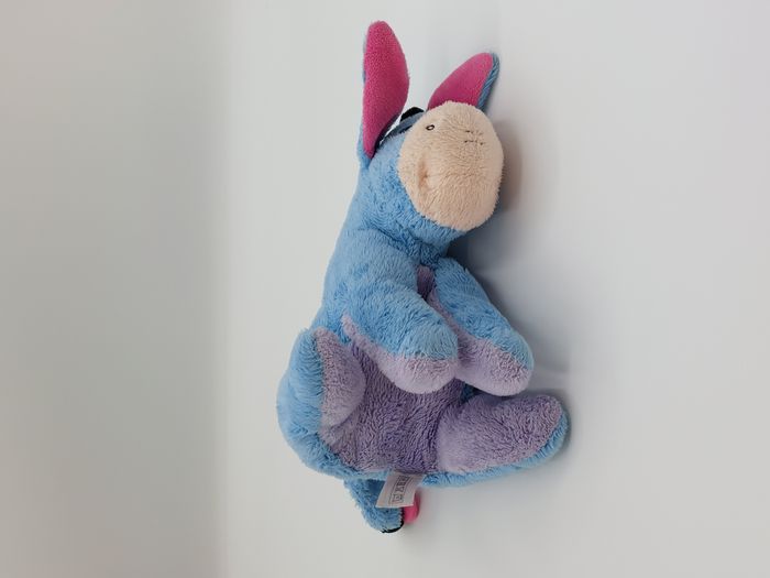 Peluche doudou Bourriquet assis DISNEY NICOTOY SIMBA 20 cm bleu rose mauve - photo numéro 6