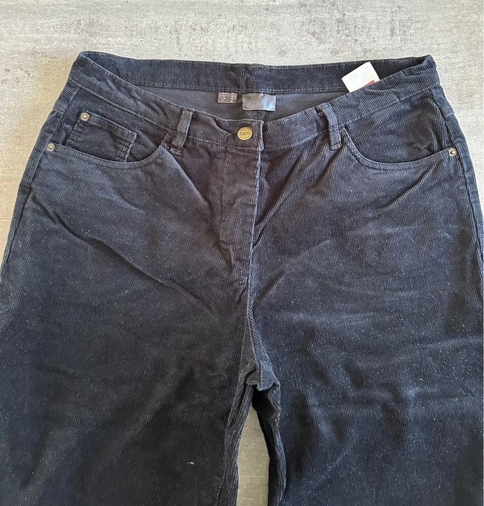 Pantalon velours côtelé 44 - photo numéro 6