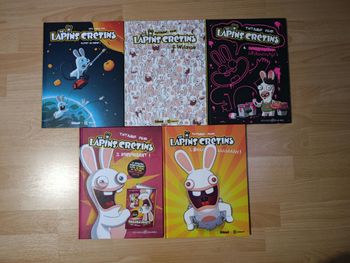 Lot de bandes dessinées Les lapins crétins 