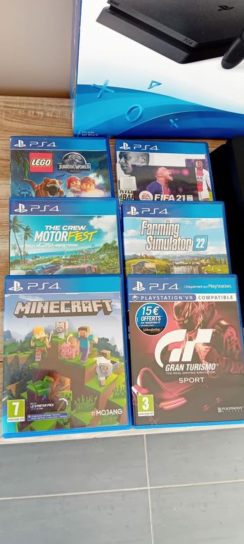 Jeux PS4 et câble double charge