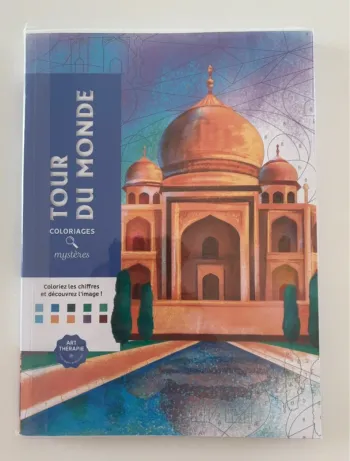 100 coloriages mystères - Tour du Monde - Hachette