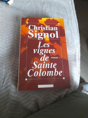 Livre les vignes de Sainte colombe