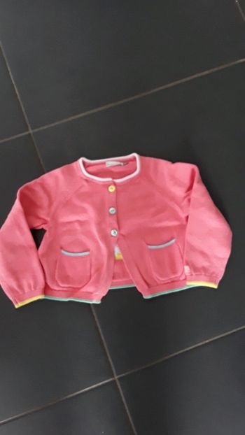 Gilet catimini rose 18 mois