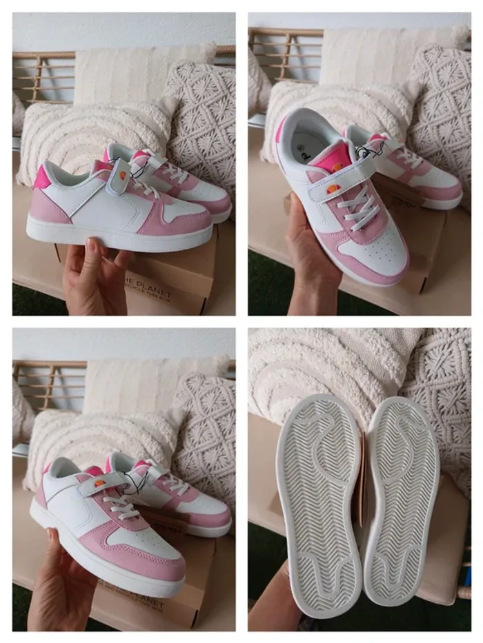 Paire de baskets / sneakers à scratch Ellesse pointure 35 neuves avec étiquettes