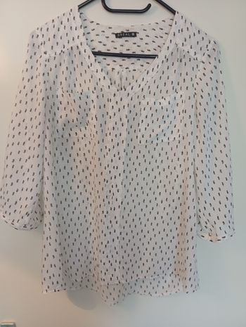 chemisier manches 3/4 - taille M