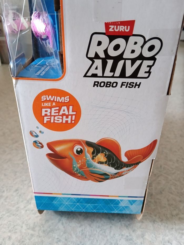 Robo Fish Neuf poisson violet Zuru aquarium - photo numéro 4