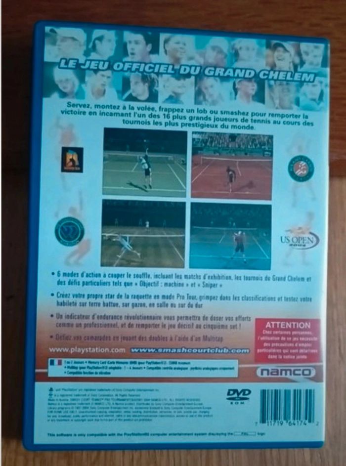 Jeu PlayStation 2 , smash court tennis pro tournament 2 - photo numéro 2
