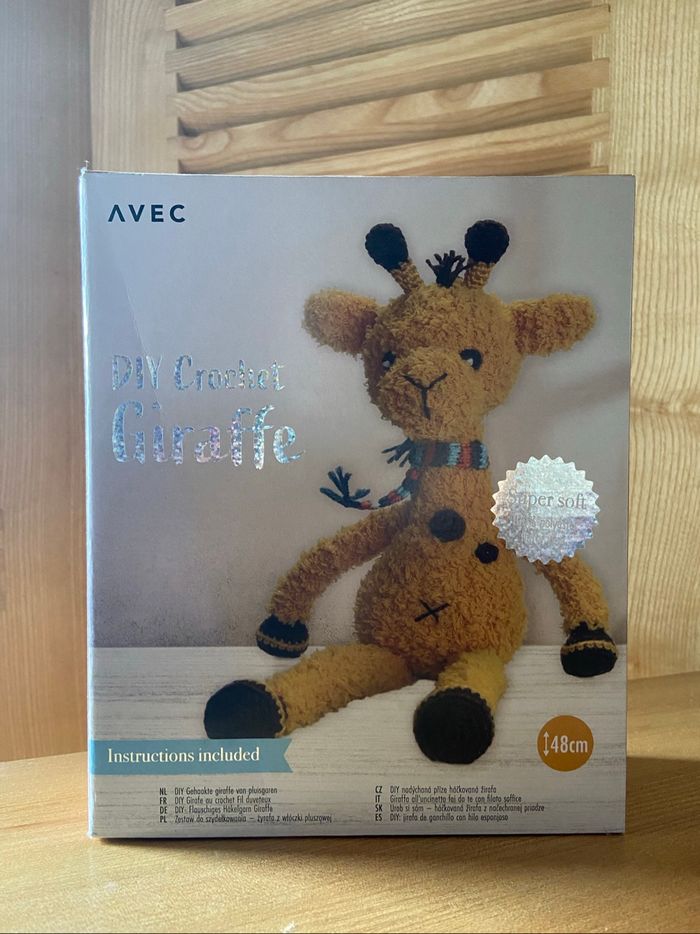 Girafe à faire soi-même en crochet