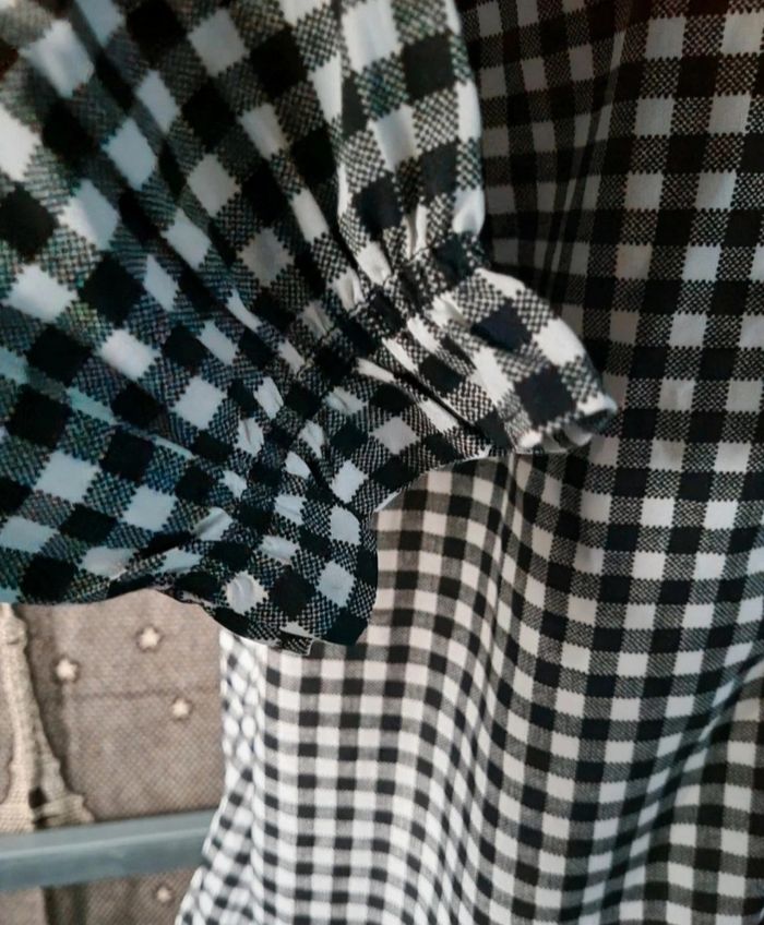 Chemise à carreaux manches longues 48 - photo numéro 4