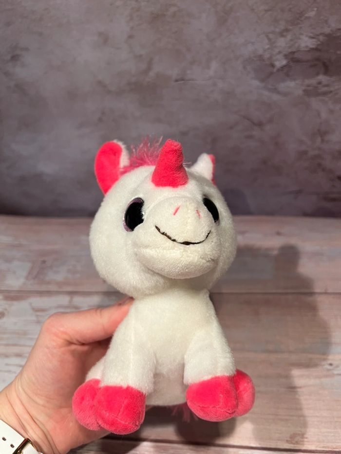 Peluche licorne 18cm - photo numéro 3