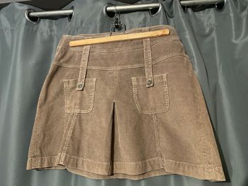 Jupe velours marron/kaki T42