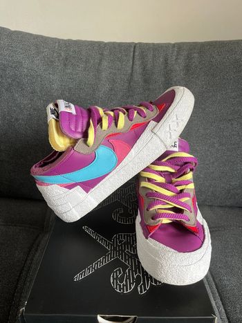 Nike blazer purple sacai / kaws