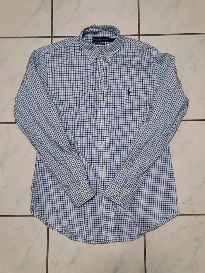 Chemise Ralph Lauren à carreaux – Custom Fit – Élégance vintage - photo numéro 3