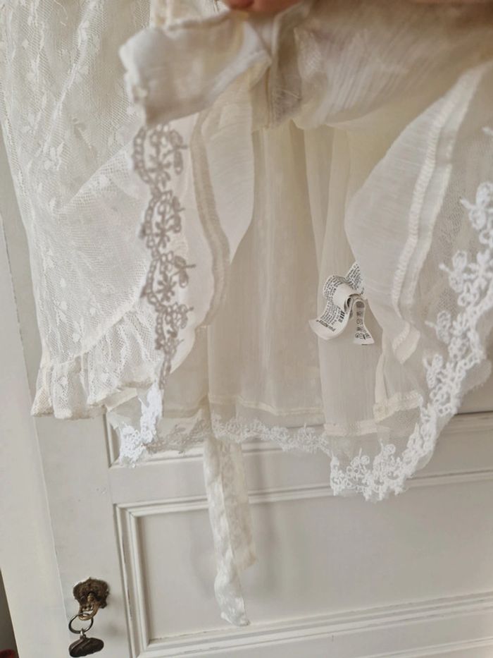 Blouse en dentelle Zara - photo numéro 4