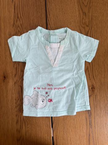 Haut Bébé Tape à l’Œil 6 Mois Non, Je Ne Suis Pas Grognon Très Bon État – Réduction sur Lot