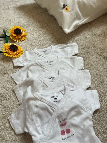 Lot de 4 bodies manches courtes