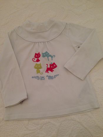 Tee-shirt manches longues blanc