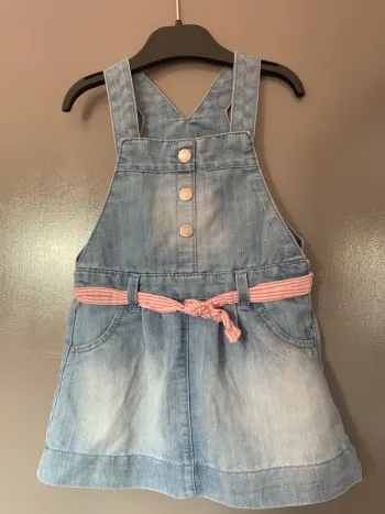 Robe jean salopette 18mois