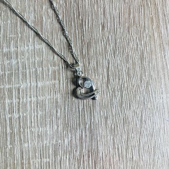 Collier cœur • argenté 🌿