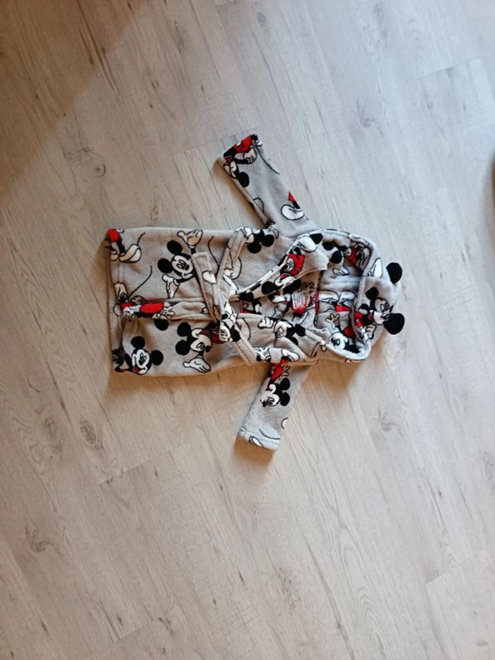 Peignoir robe de chambre bébé Mickey 9 12 mois Primark