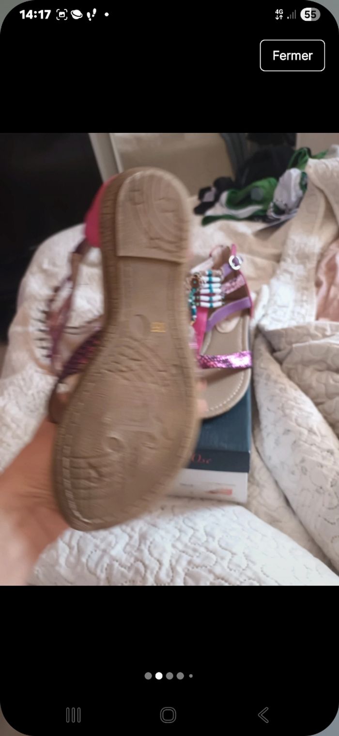 Sandale 👡 tt cuir - photo numéro 5