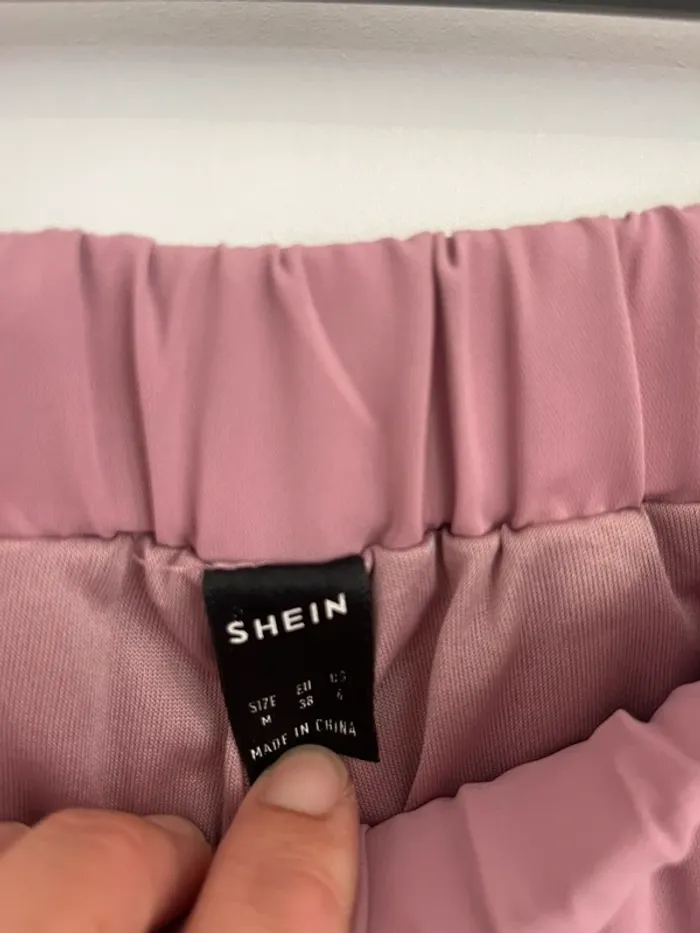 Pantalon rose doux - SHEIN - taille 38 - photo numéro 8